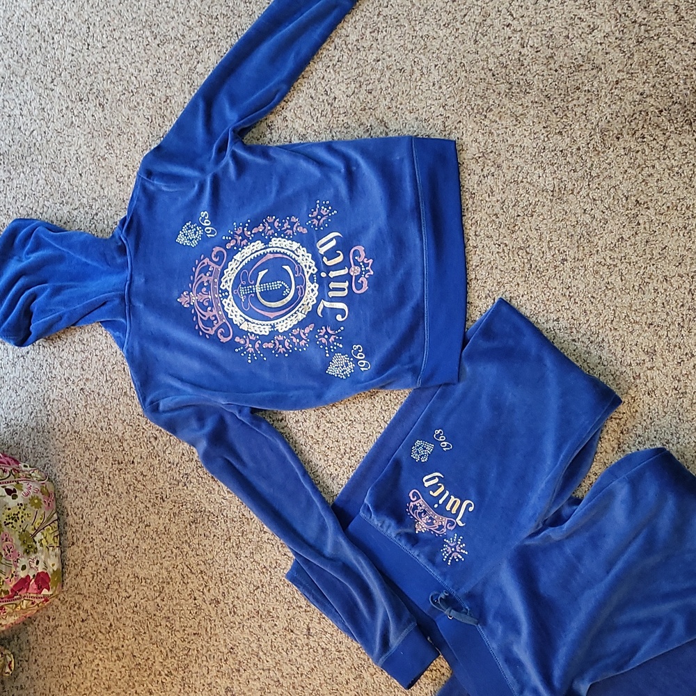 Juicy couture velour track suit